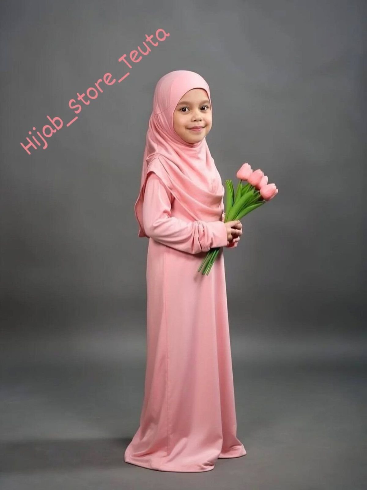 Fustan namazi pambuk për vajza